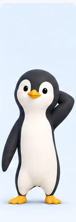 やせ型のペンギン