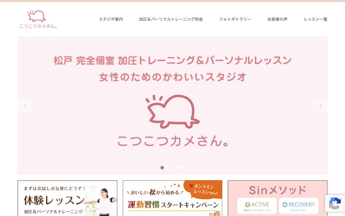 こつこつカメさん。（旧つるかめスタジオ。）の公式サイト