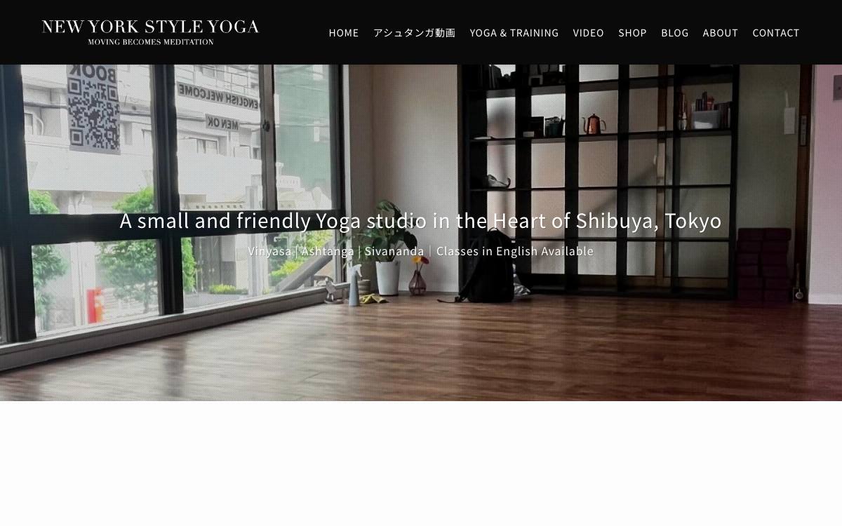 NEW YORK STYLE YOGAの公式サイト
