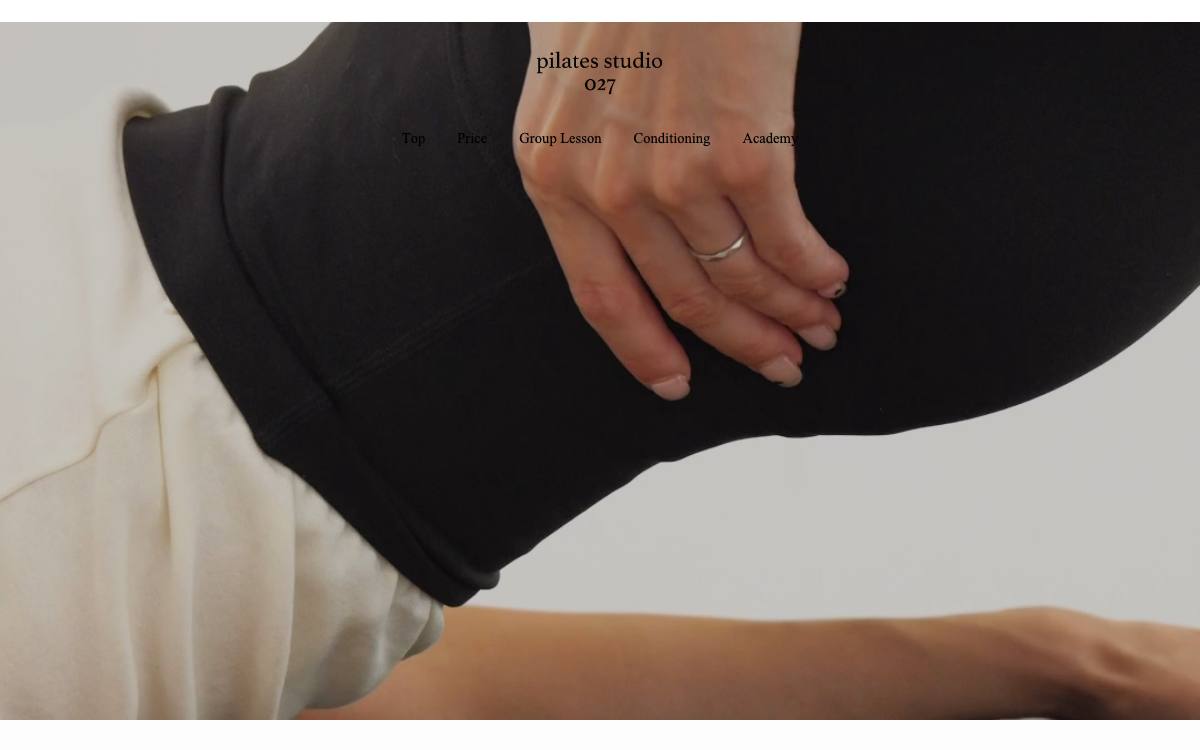 pilates Studio 027公式サイト