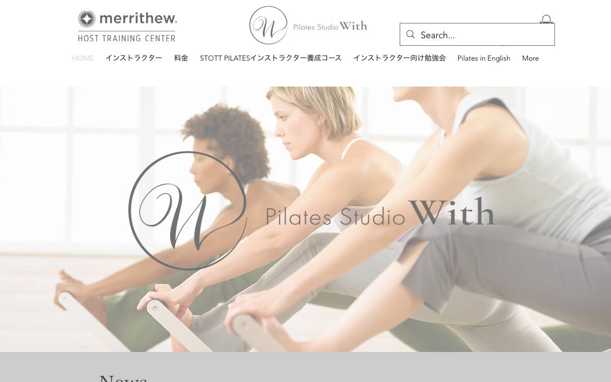 Pilates Studio With 横浜元町店の公式サイト