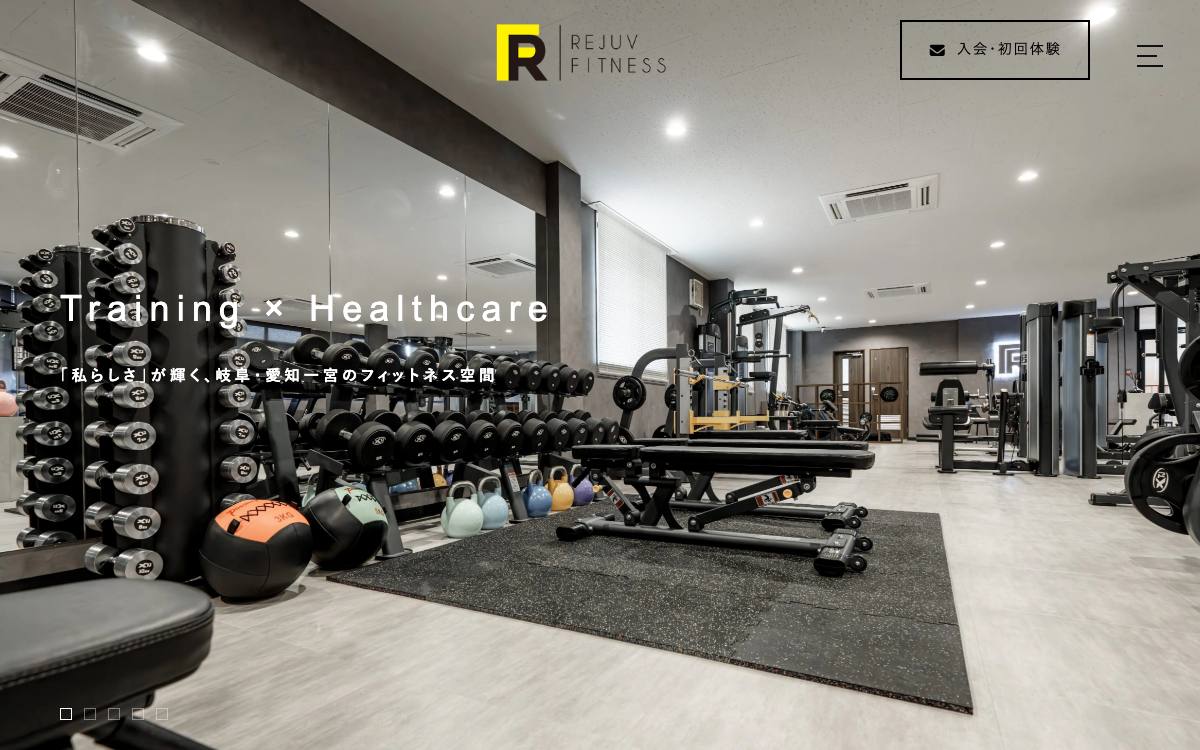 REJUV FITNESS 岐阜店の公式サイト