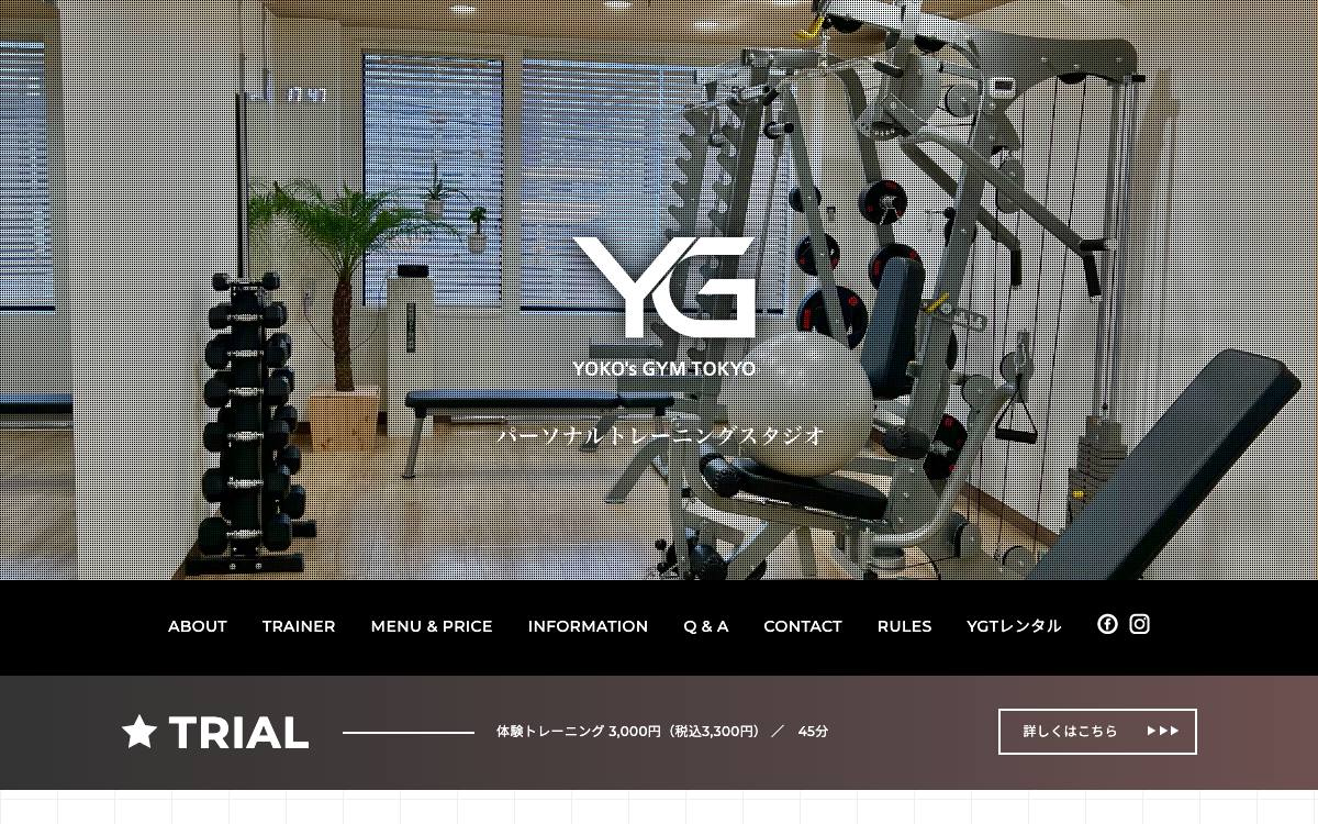 YOKO's GYM 市川店の公式サイト